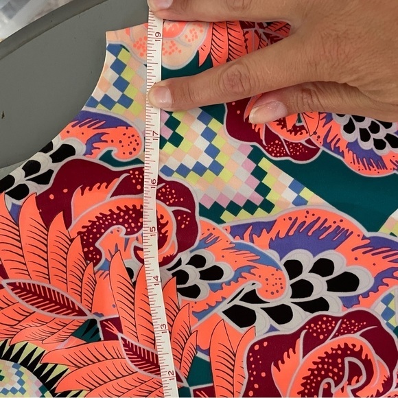 Mara Hoffman Orange Shift Dress in Jungle Trip Coral - Picture 13 of 16